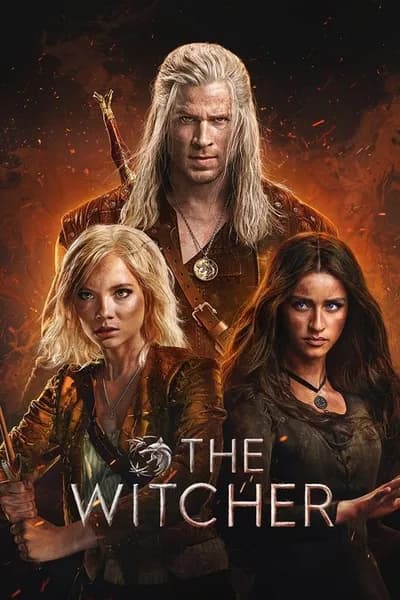 The Witcher Staffel 2 Poster zeigt Geralt und Ciri in Kaer Morhen