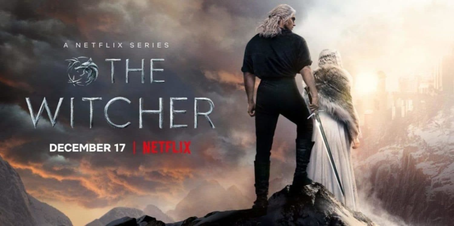 The Witcher Staffel 2 Poster zeigt Geralt und Ciri in Kaer Morhen