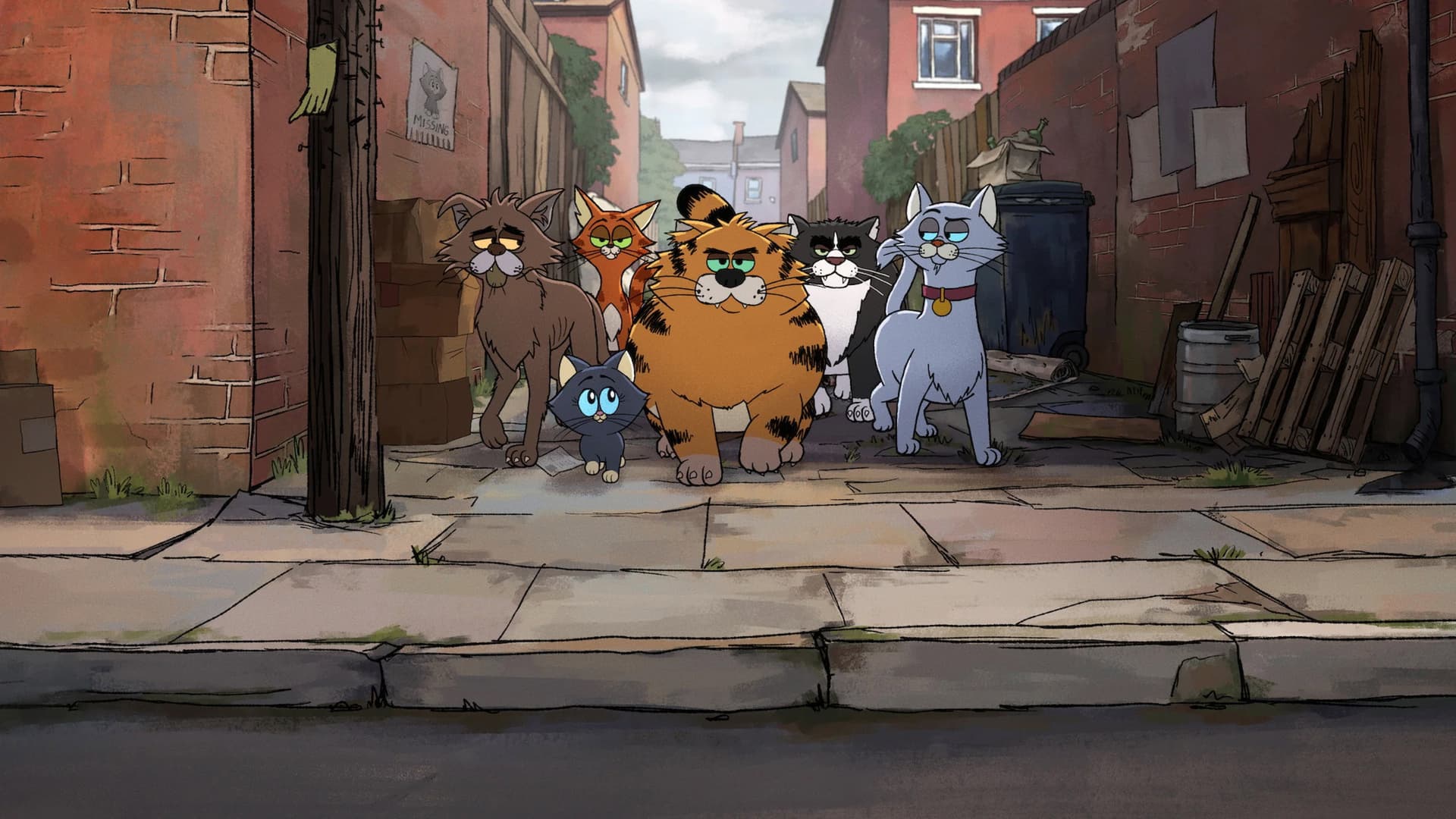 Gervais spricht in Alley Cats eine Figur, die er selbst als unverschämt beschreibt