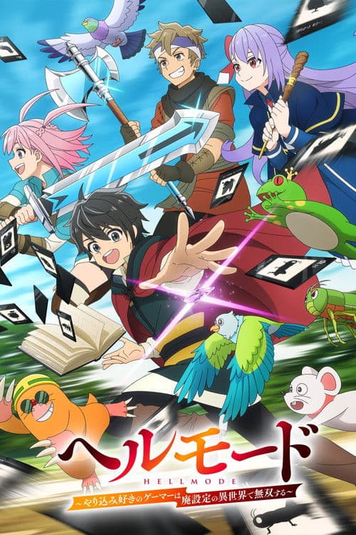 Poster von HELL MODE: The Hardcore Gamer Dominates in Another World with Garbage Balancing