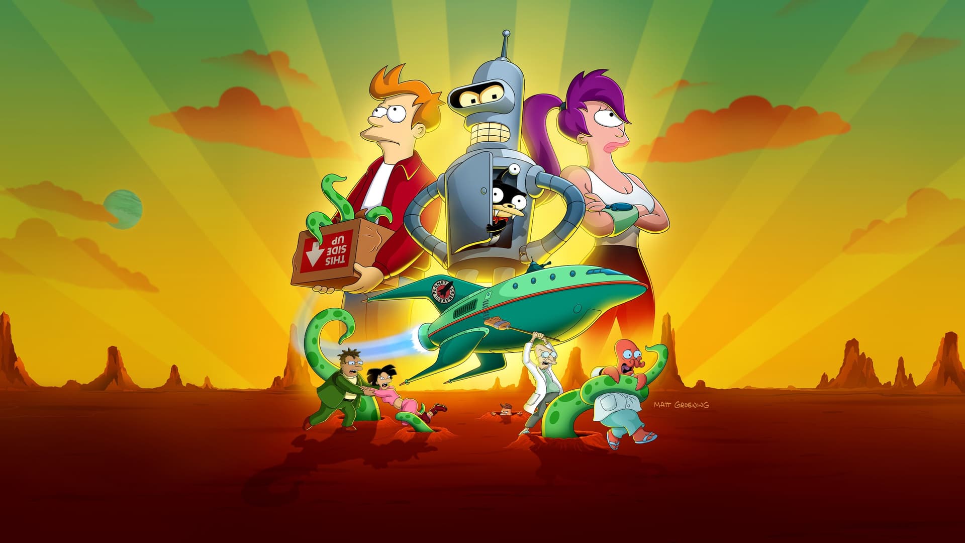 Mehrfach abgesetzt, immer wieder zurück: Futurama verlängert auf Staffel 14